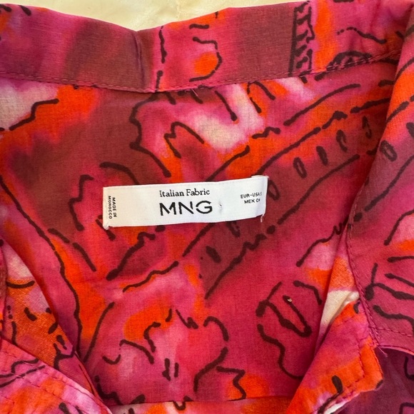 Mango Pink Patterned Jumpsuit - Small - Picture 2 of 9